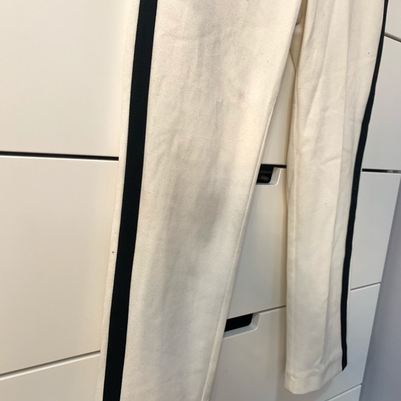 White trousers with black side stripe - Picture 2 of 2